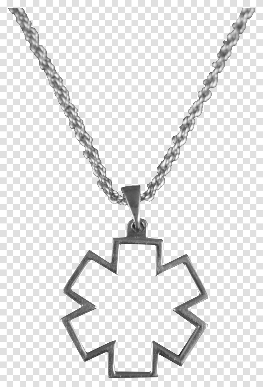 Star Of Life United Hatzalah Of Israel, Necklace, Jewelry, Accessories, Accessory Transparent Png