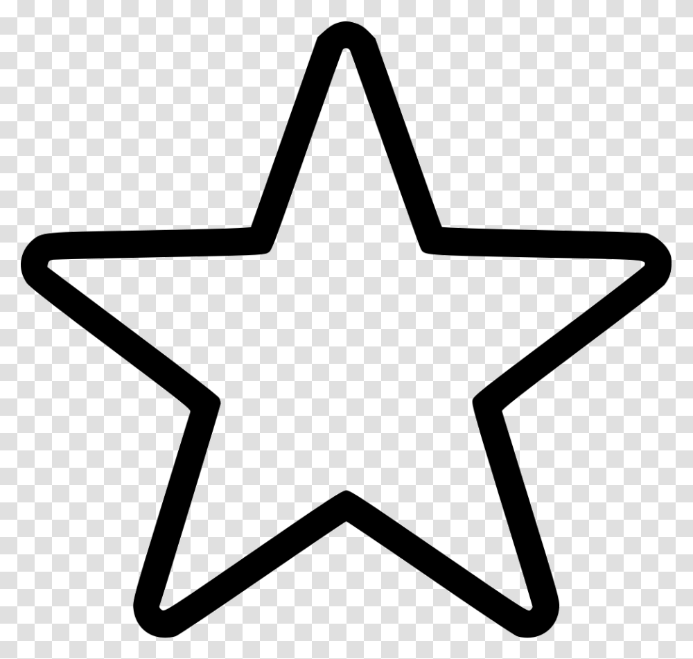 Star Outline Outline Images Of Star, Star Symbol, Shovel, Tool Transparent Png