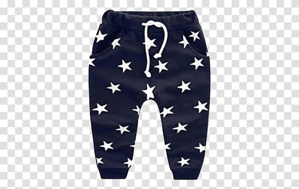 Star Pattern Pants Petite Bello Kids Night Pants, Symbol, Flag, Text, Number Transparent Png