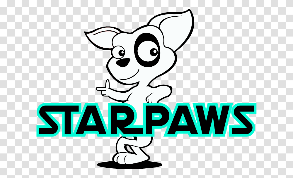 Star Paws Cartoon, Logo, Trademark Transparent Png