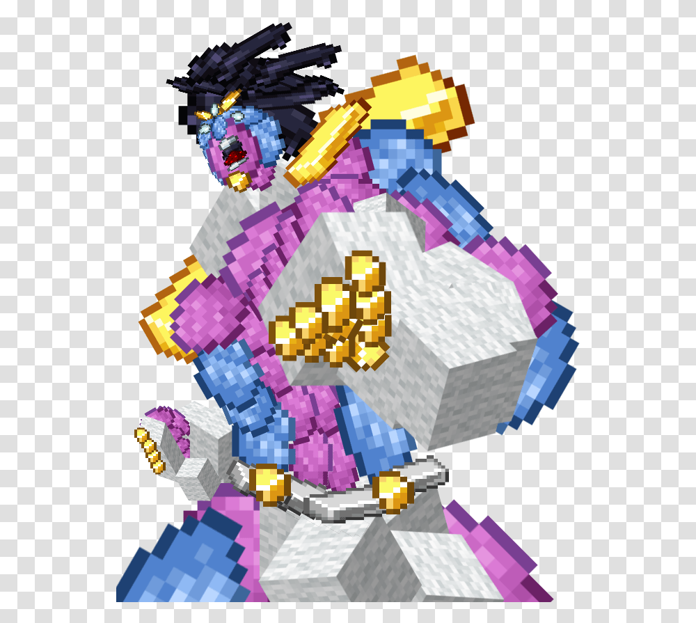 Star Platinum Minecraft Skin, Toy Transparent Png