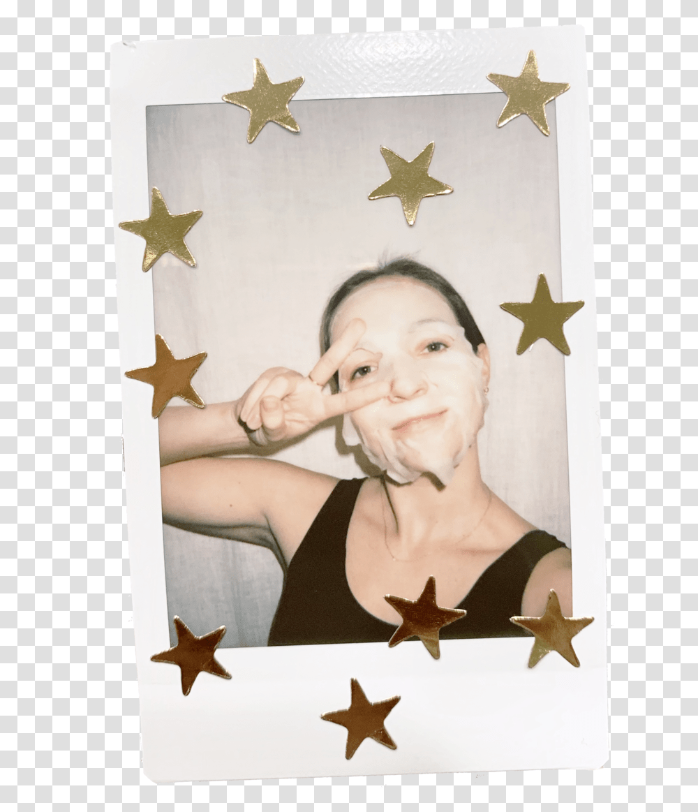 Star Polaroid Clothing, Star Symbol, Person, Bird Transparent Png