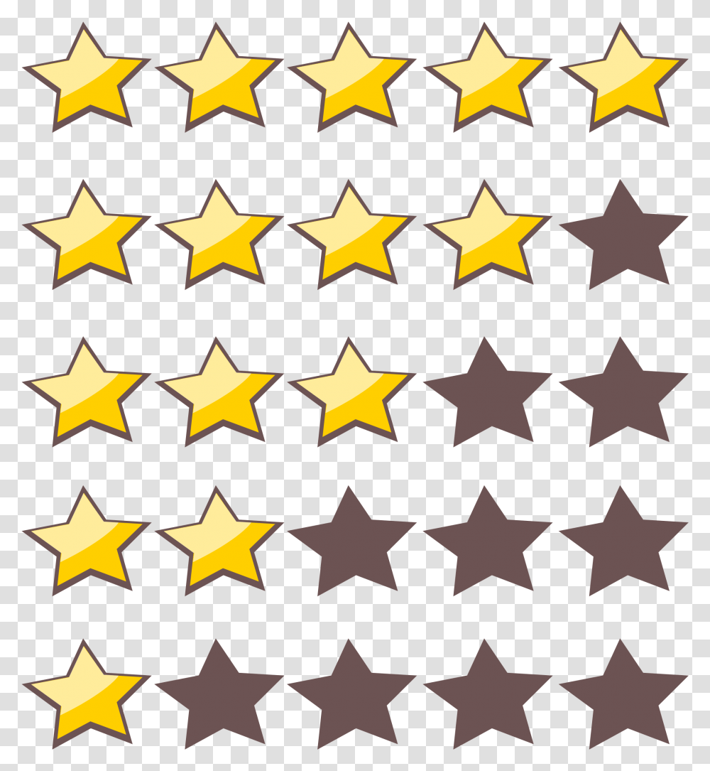 Star Rating Clipart 1 5 Star Rating, Rug, Star Symbol, Lighting Transparent Png