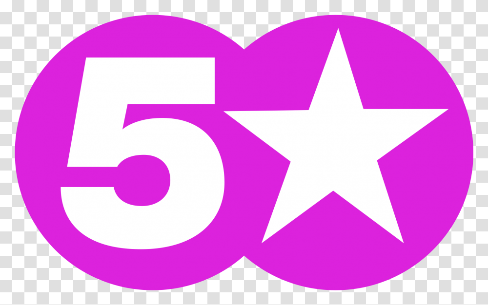 Star Rating Clipart Outline Svg Library 5 Star Tv Channel, Star Symbol, Purple, Logo Transparent Png