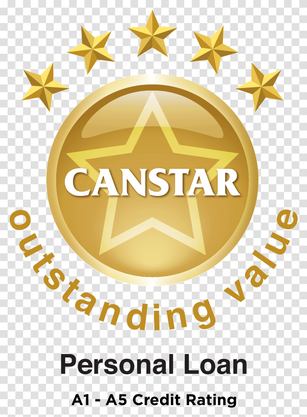 Star Rating For Outstanding Value From Canstar Emblem, Logo, Outdoors, Star Symbol Transparent Png