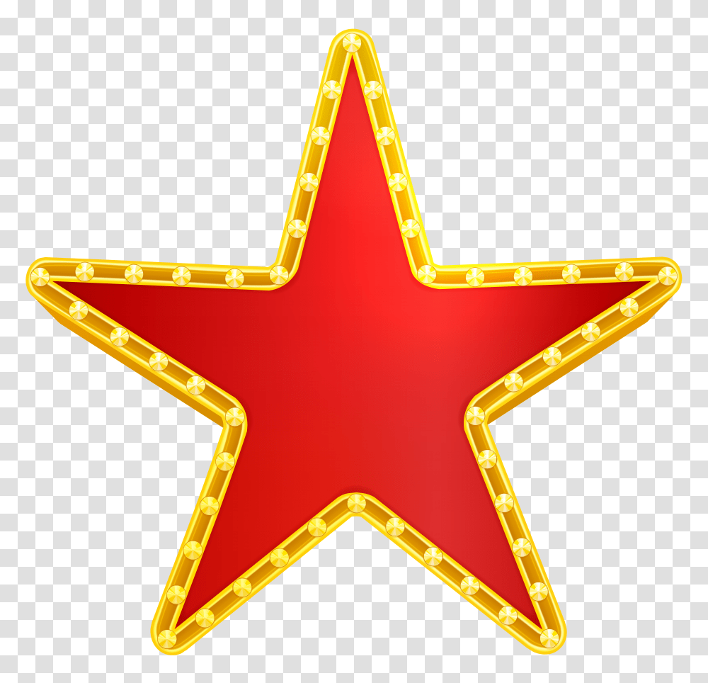 Star Red Decorative Clip Art Transparent Png