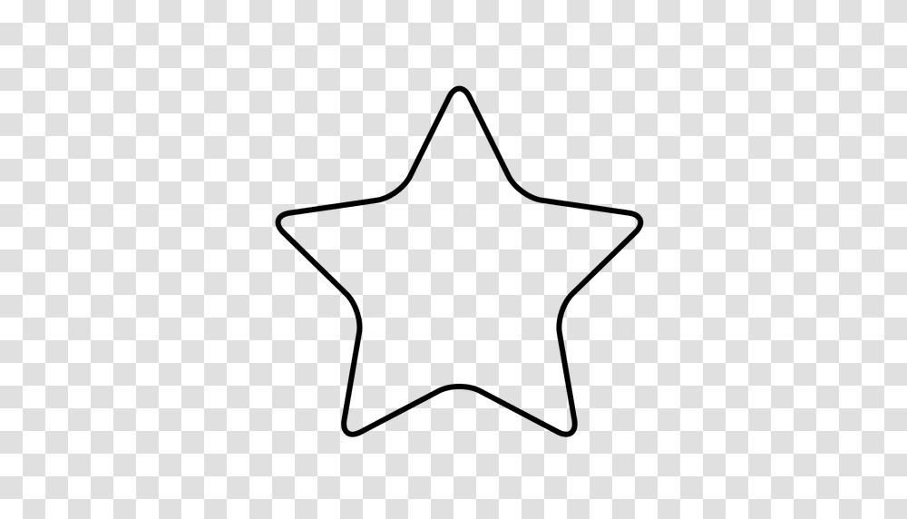Star Rounded Star, Bow, Star Symbol Transparent Png