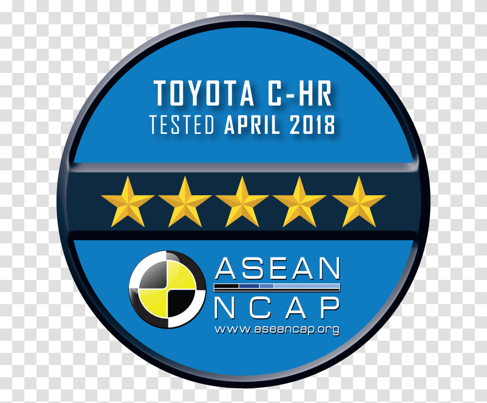 Star Safety Rating Toyota Vios Asean Ncap, Label, Logo Transparent Png