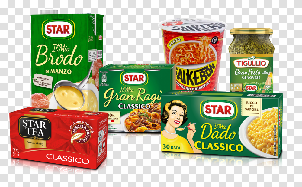Star Sauce Gr 180 X 2 Granragu Star, Person, Tin, Food, Soda Transparent Png
