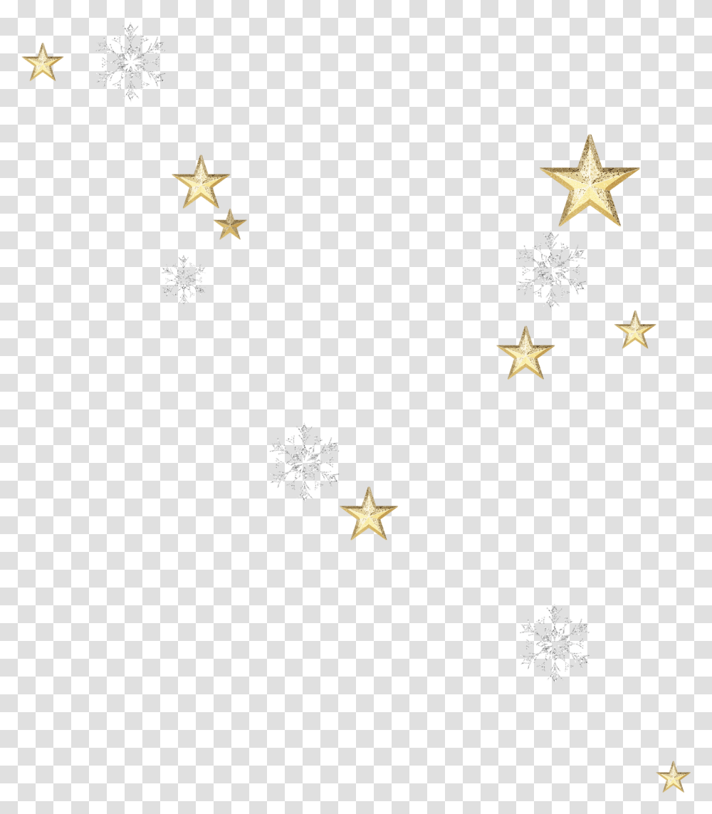 Star Scatter Snowflake Star, Star Symbol, Cross Transparent Png