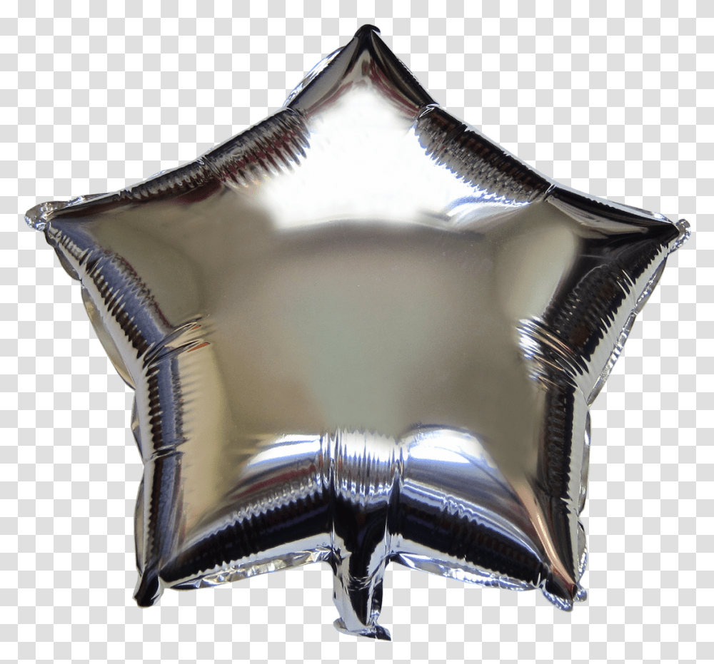 Star Shape Balloon Inflatable, Aluminium, Foil Transparent Png