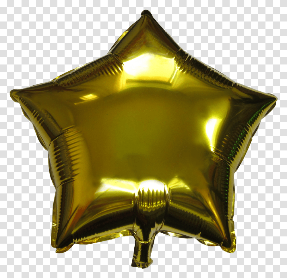 Star Shape Balloon Inflatable, Lamp, Aluminium, Foil Transparent Png