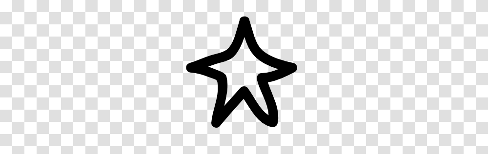Star Shape Doodle Pngicoicns Free Icon Download, Star Symbol, Stencil Transparent Png