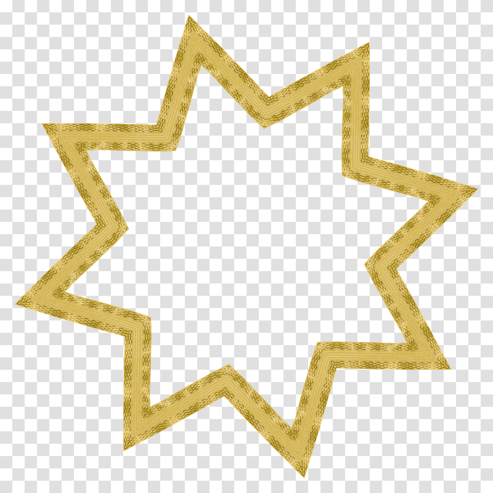 Star Shapes, Cross, Star Symbol, Gold Transparent Png