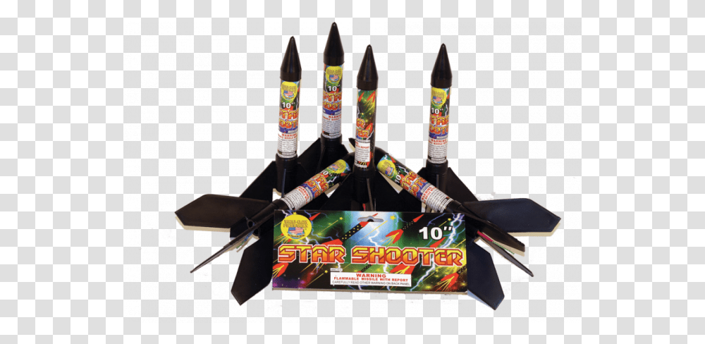 Star Shooter Missile 10 Jake's Fireworks 10 Star Shooter Firework, Text, Poster, Advertisement, Crayon Transparent Png
