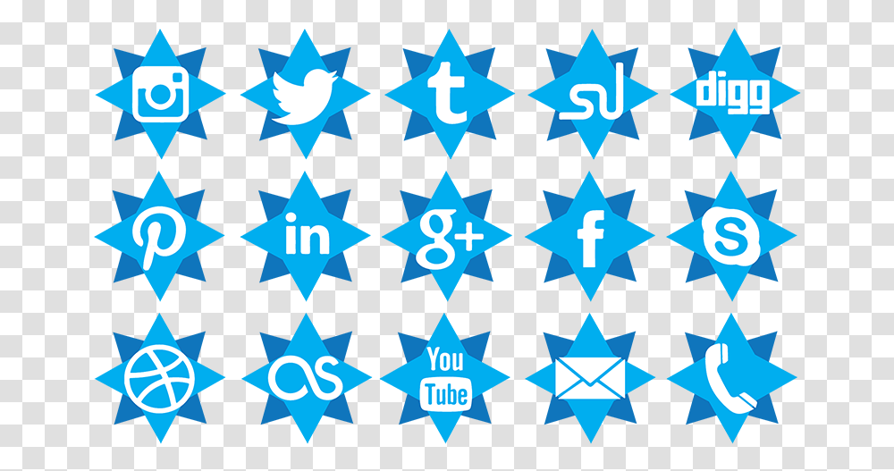 Star Social Media Icons, Lighting, Rug, Pattern Transparent Png