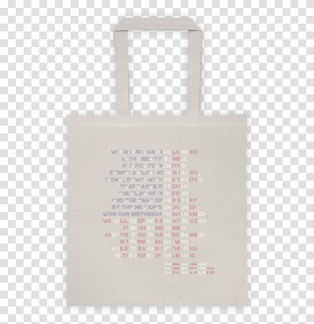Star Spangled Banner Tote Bag, Shopping Bag, Passport, Id Cards, Document Transparent Png