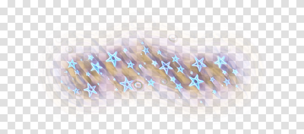 Star Stars Blue Blush Eye Shadow, Ornament, Pattern, Fractal, Birthday Cake Transparent Png