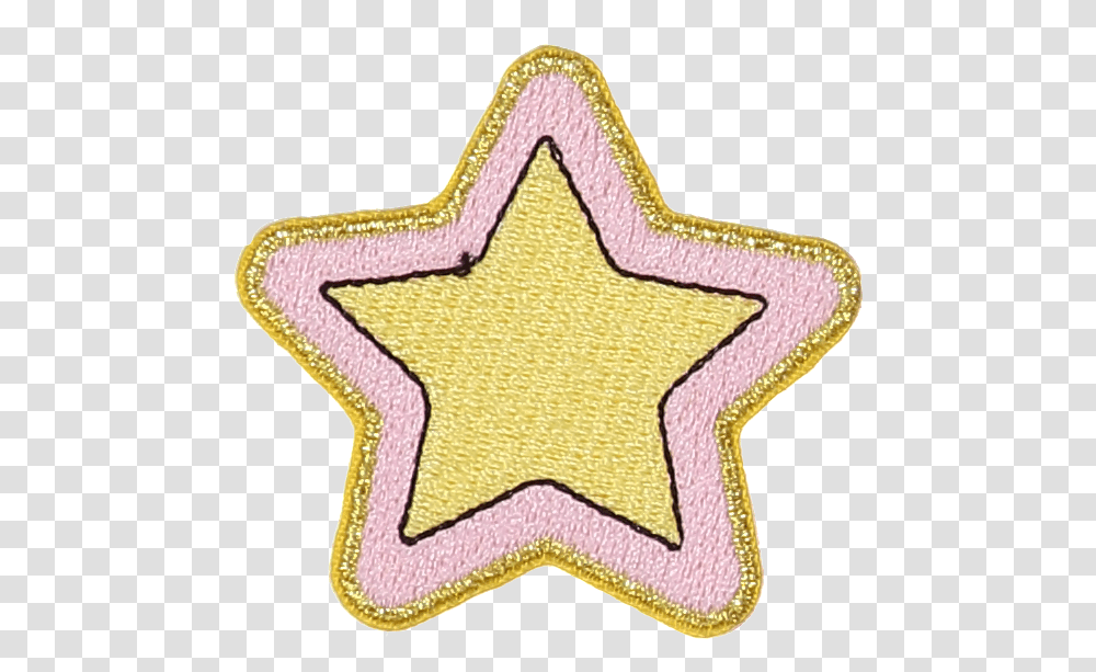 Star Sticker Patch Star Patch, Sweater, Clothing, Apparel, Star Symbol Transparent Png