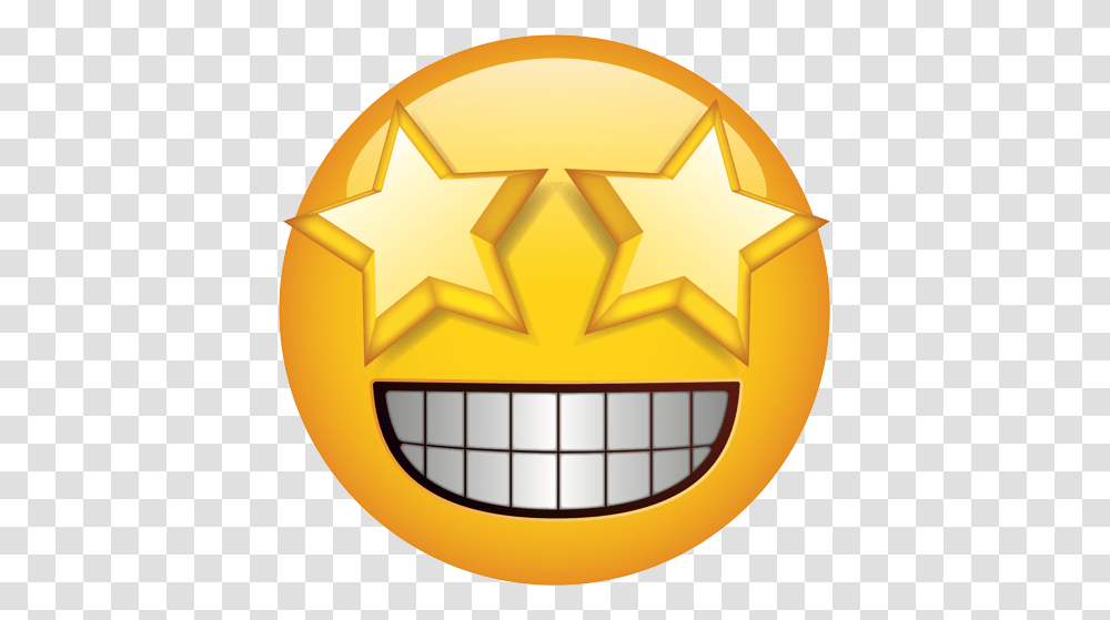 Star Struck Emoji, Gold, Lamp, Trophy Transparent Png