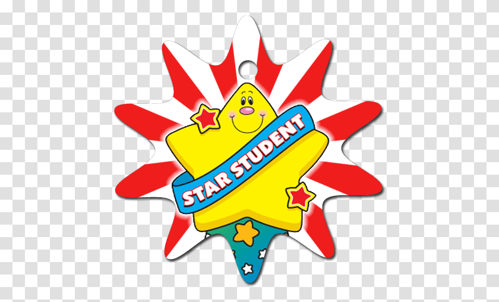 Star Student Sun Tag Ribbon With Very Good, Logo, Trademark, Star Symbol Transparent Png