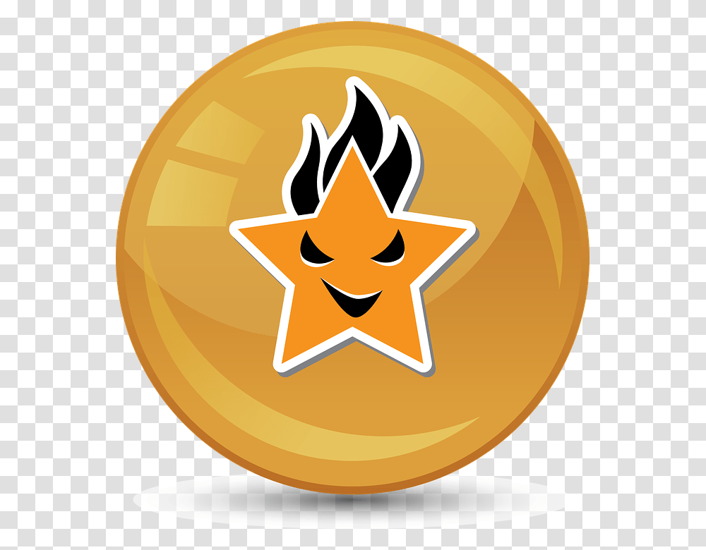 Star Symbol Burn Grin Icon Signet Characters Republic Of Chicken Phase 7 Mohali Transparent Png