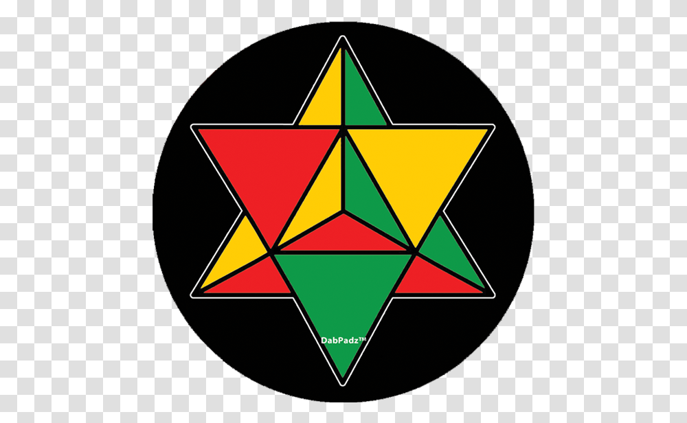 Star Tetrahedron Dab Pad Triangle, Star Symbol Transparent Png