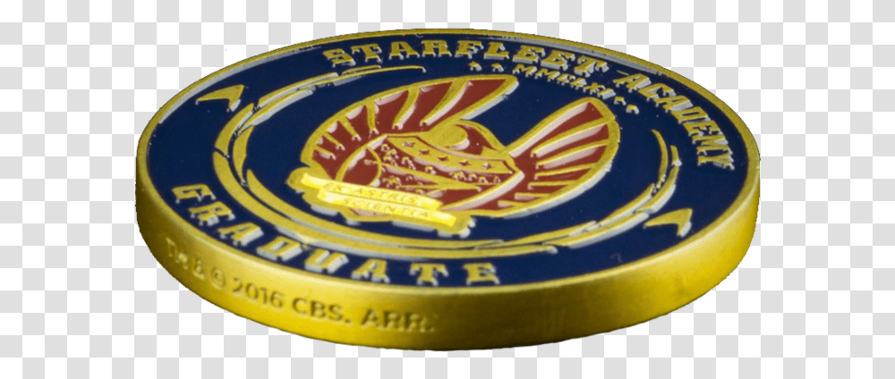 Star Trek 50th Anniversary Challenge Coin Solid, Logo, Symbol, Trademark, Emblem Transparent Png