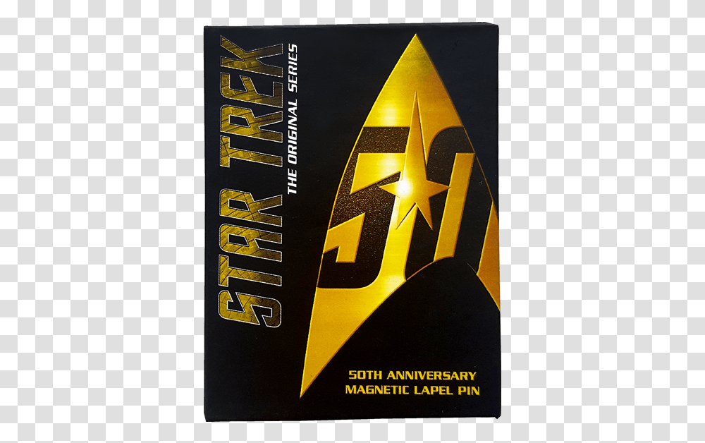 Star Trek 50th Anniversary Replica Badge Poster, Symbol, Text, Logo, Beverage Transparent Png