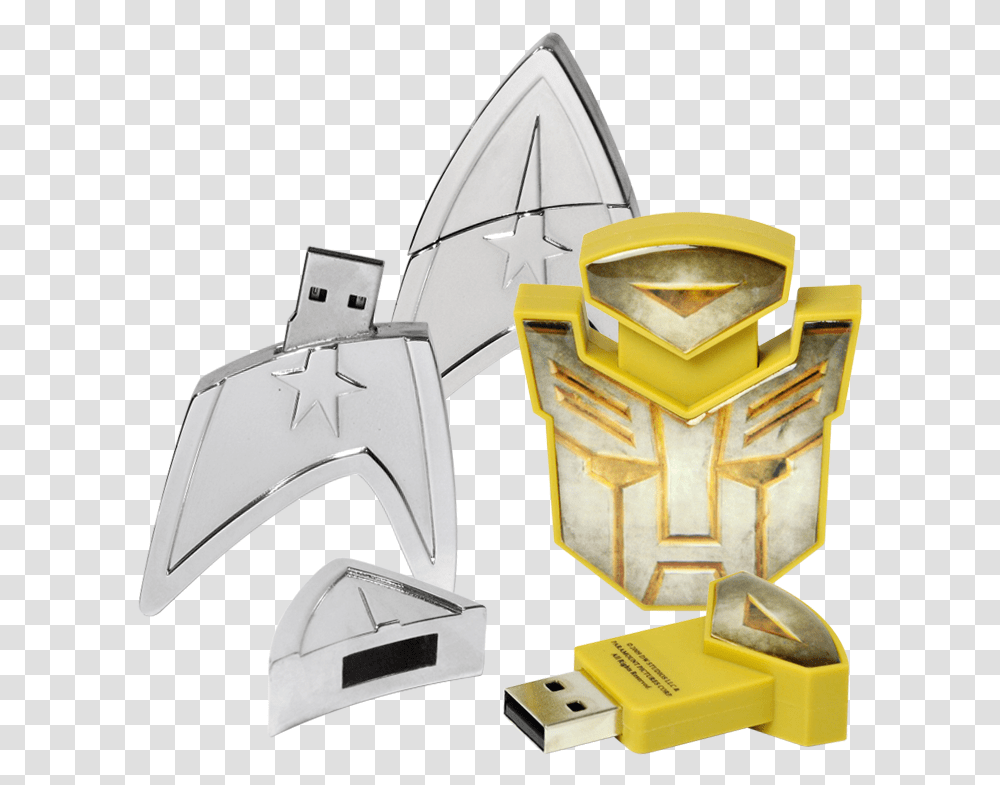 Star Trek And Transformers Usb Tech Inprint Products Usb Flash Drive, Robot Transparent Png