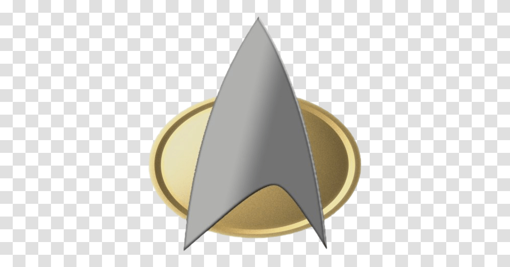 Star Trek Badge File Star Trek Comm Badge, Lamp, Chair, Furniture, Outdoors Transparent Png