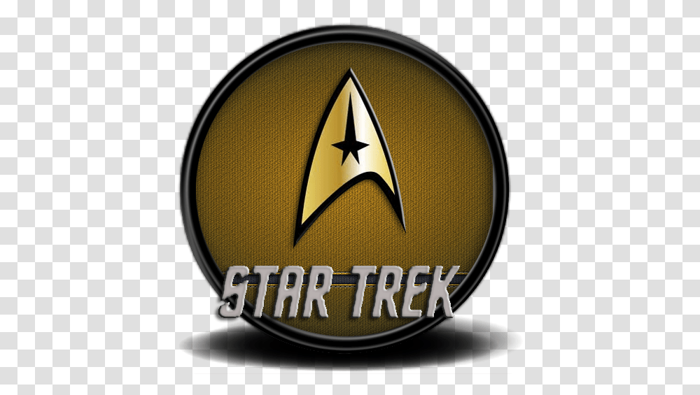 Star Trek Badge Icon Emblem, Symbol, Logo, Trademark, Wristwatch Transparent Png