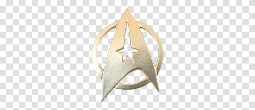 Star Trek Badge Photos Star Trek Uniforms, Star Symbol, Trophy, Buckle Transparent Png