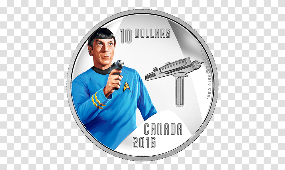 Star Trek Canadian Mint, Person, Human, Disk, Dvd Transparent Png