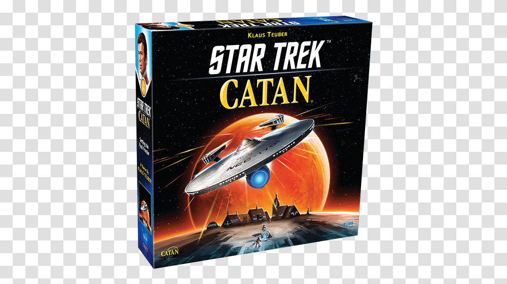 Star Trek Catan Star Trek Catan Board Game, Poster, Advertisement, Airplane, Aircraft Transparent Png