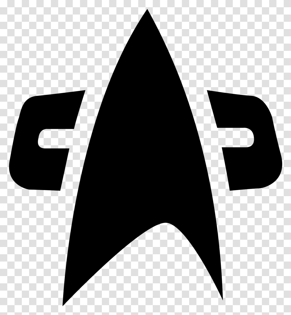 Star Trek Clipart Star Trek Voyager Symbol, Gray, World Of Warcraft Transparent Png