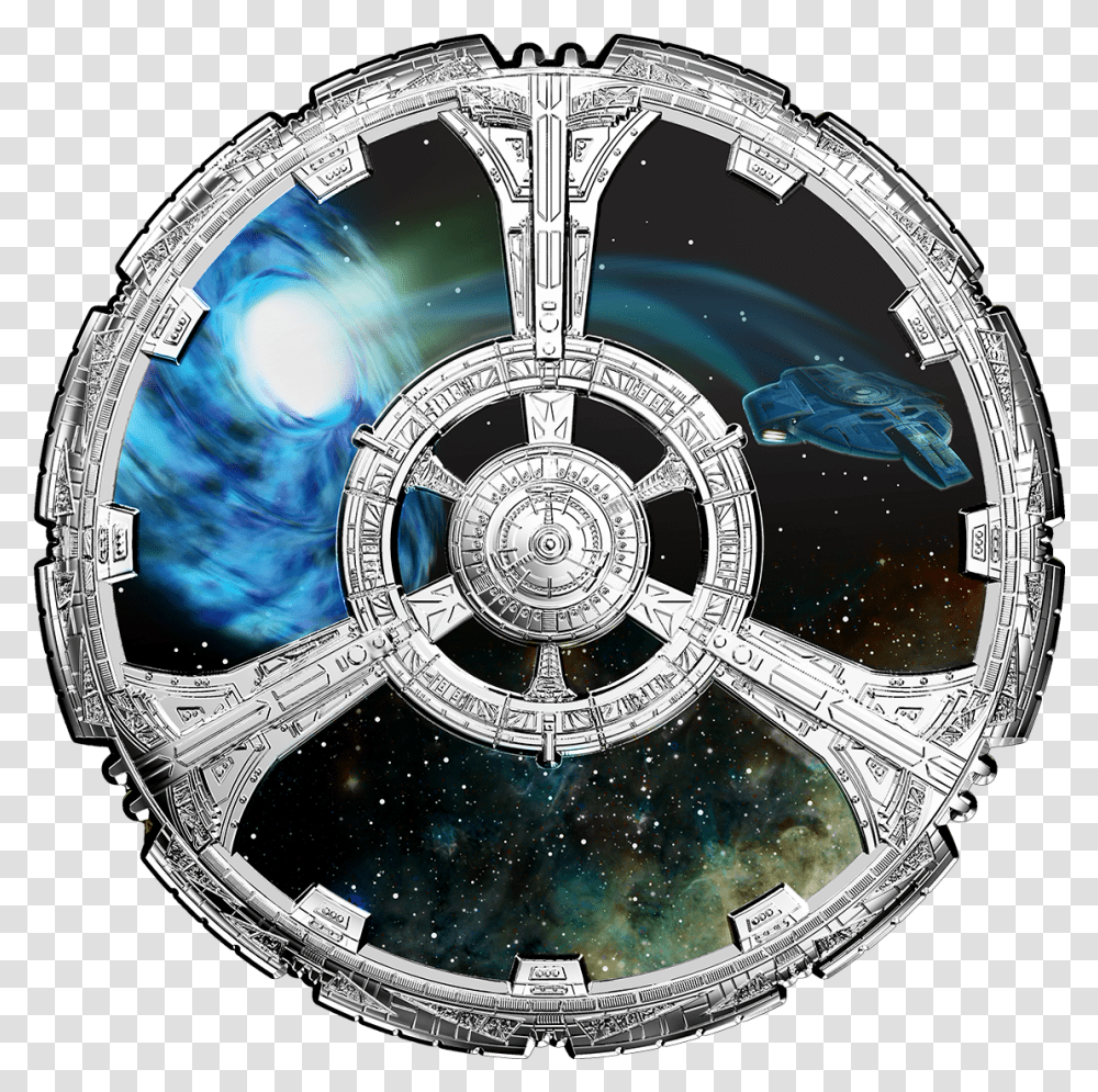 Star Trek Deep Space Nine Star Trek Coins Royal Canadian, Wristwatch, Crystal, Astronomy, Outer Space Transparent Png