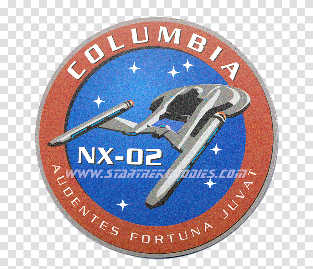 Star Trek Enterprise Badge, Logo, Symbol, Trademark, Emblem Transparent Png