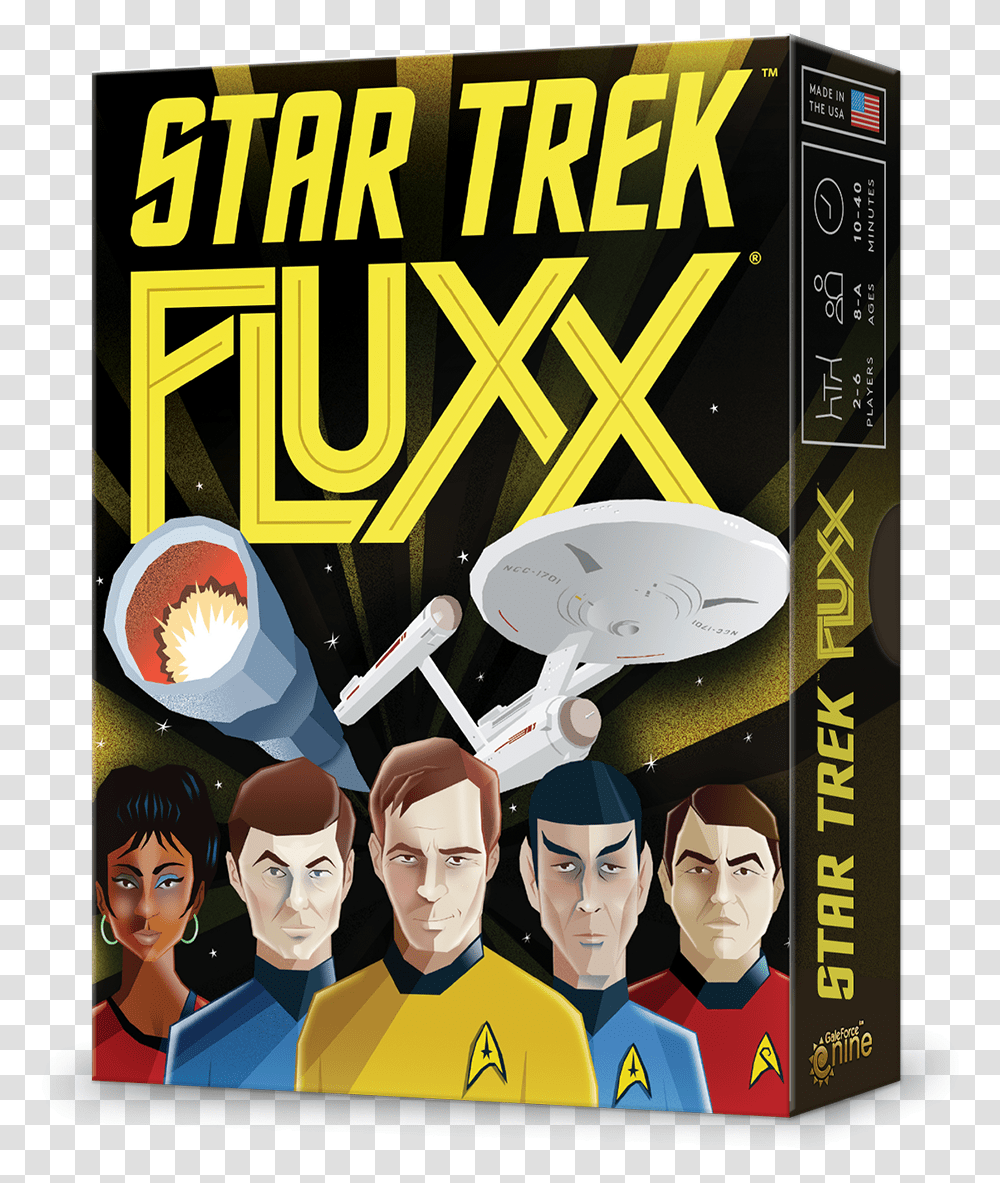 Star Trek Fluxx, Person, Human, Poster, Advertisement Transparent Png