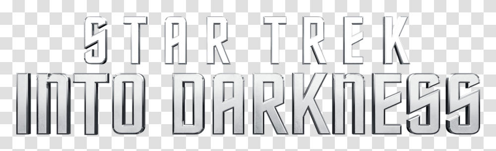 Star Trek Into Darkness Logo, Word, Alphabet, Number Transparent Png