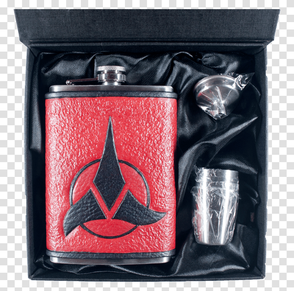 Star Trek Klingon Inspired Flask Set, Purse, Handbag, Accessories, Accessory Transparent Png