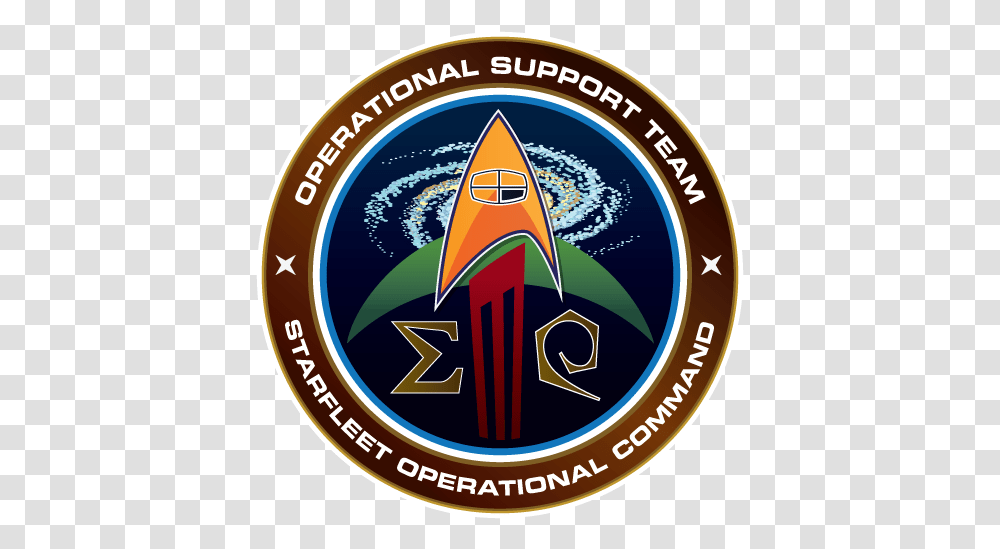 Star Trek Online Operational Support Team United States Marine Corps, Logo, Symbol, Trademark, Badge Transparent Png