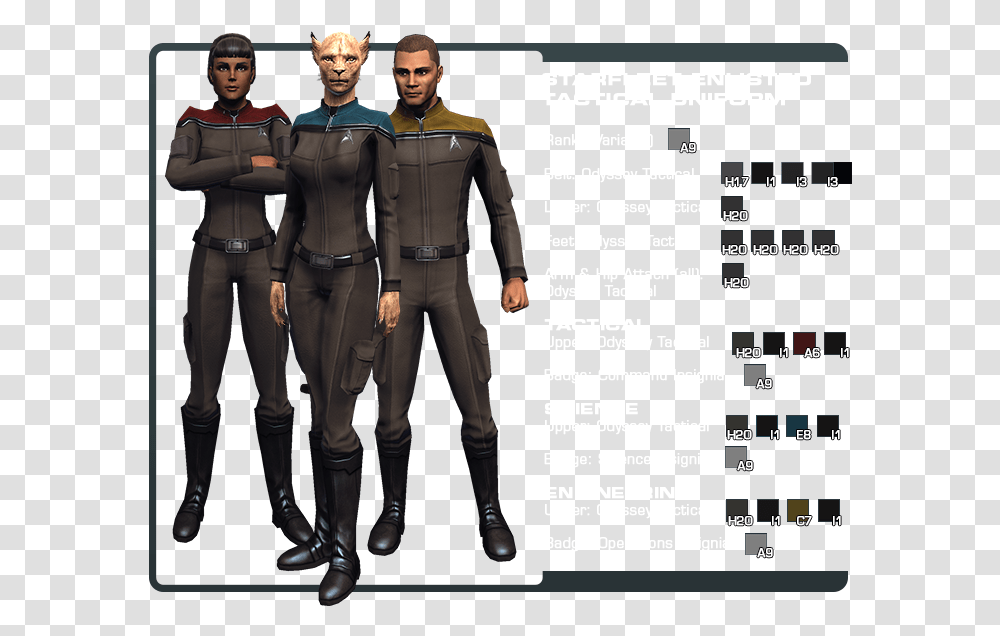 Star Trek Online Starfleet Uniforms Concept Art, Person, Shoe, Footwear Transparent Png