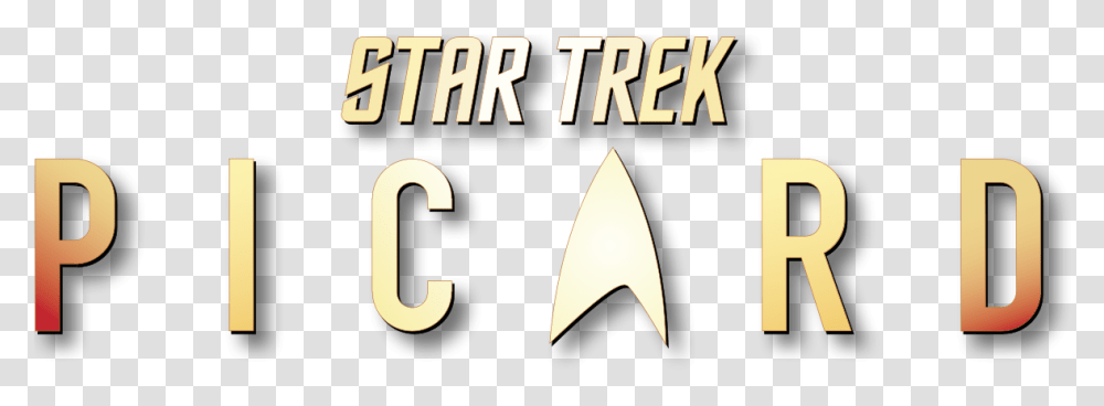 Star Trek Picard Logo, Alphabet, Number Transparent Png