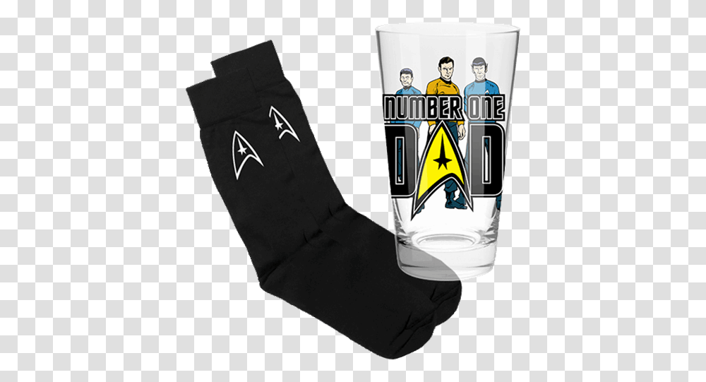 Star Trek Star Trek Captain Kirk Character Crew Socks Pint Glass, Person, Beverage, Alcohol, Bottle Transparent Png