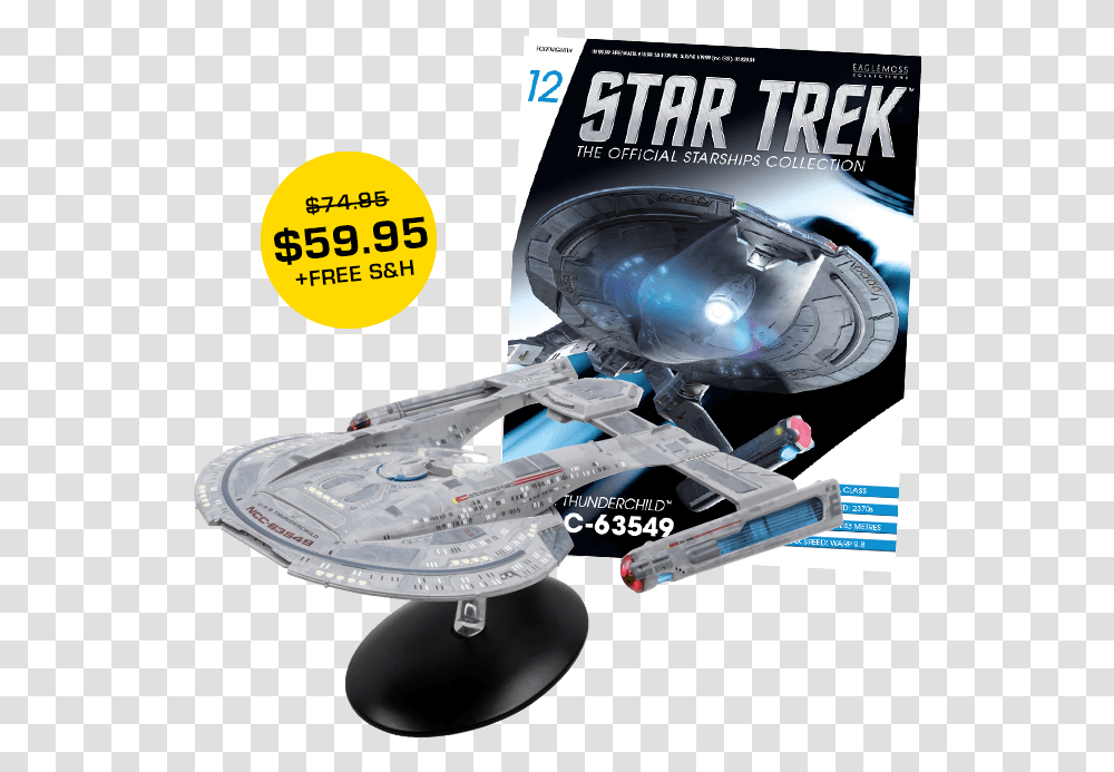 Star Trek Starships Xl Eaglemoss Star Trek The Official Starships Collection, Helmet, Vehicle, Transportation, Aircraft Transparent Png