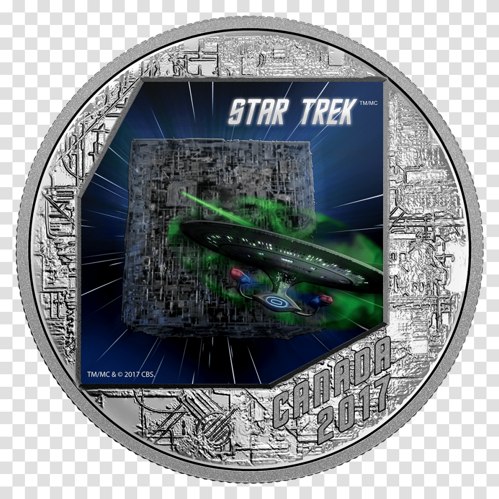 Star Trek The Borg Star Trek, Coin, Money, Airplane, Vehicle Transparent Png