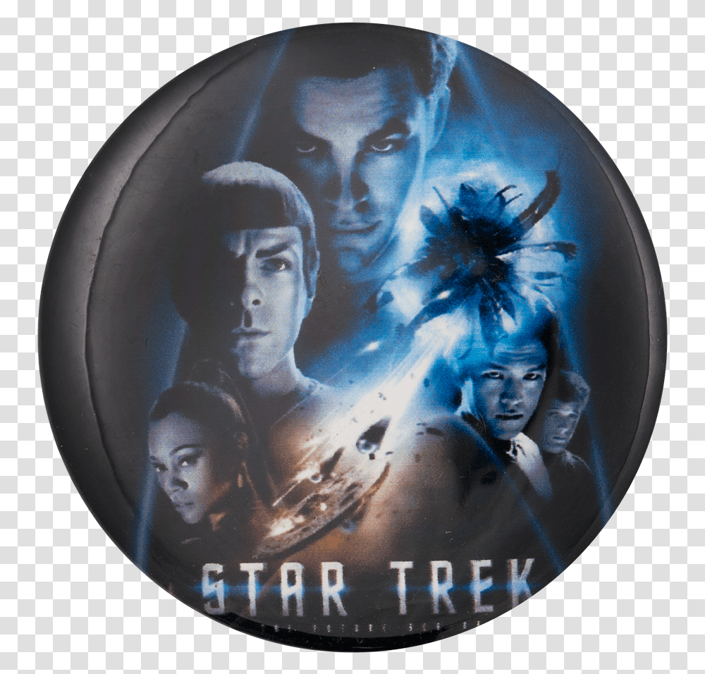 Star Trek The Future Begins Entertainment Button Museum Star Trek Movie Cover, Person, Human, Disk, Dvd Transparent Png