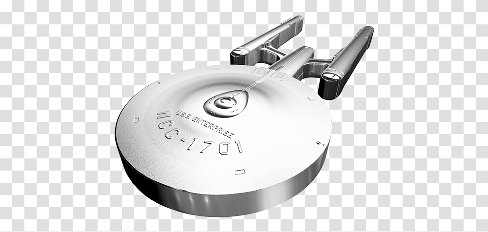 Star Trek Uss Enterprise Ncc 1701 2017 100 10 Oz Pure Silver 3d Coin Star Trek Silver Enterprise, Mouse, Hardware, Computer Transparent Png