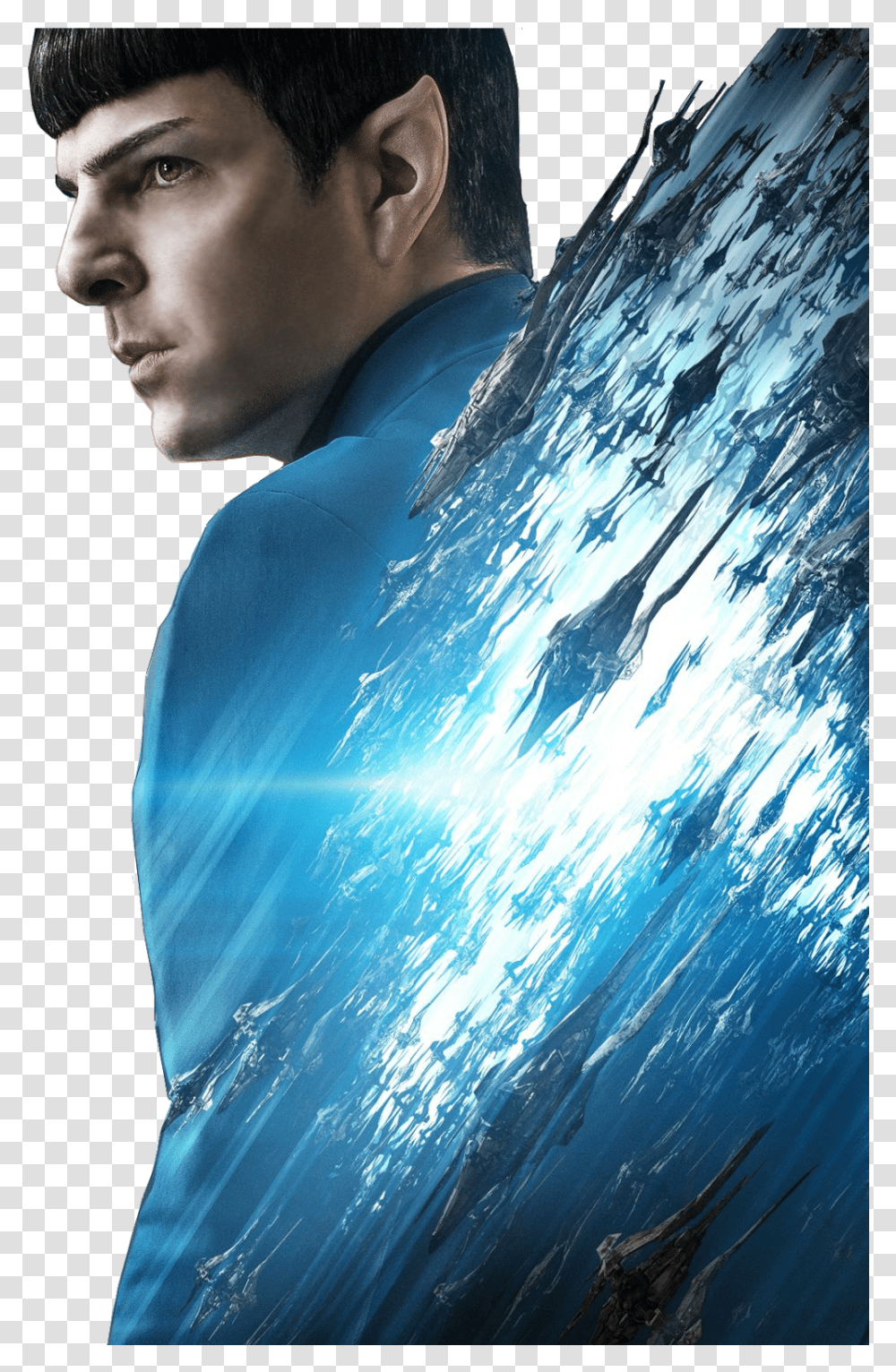 Star Trek Zachary Quinto Spock, Person, Face, Sleeve Transparent Png